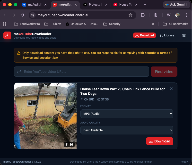 meYouTubeDownloader